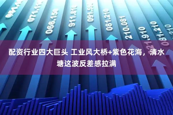 配资行业四大巨头 工业风大桥+紫色花海，清水塘这波反差感拉满